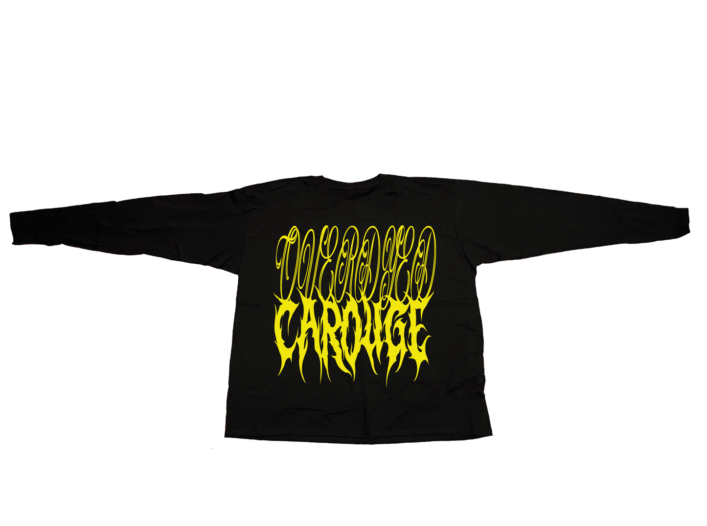 OVERDYED X CAROUGE YELLOW LOGO LONGSLEEVE