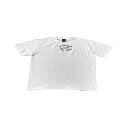 CAROUGE "MINI STAR LOGO" ESSENTIAL TEE (WHITE + SILVER GREY)