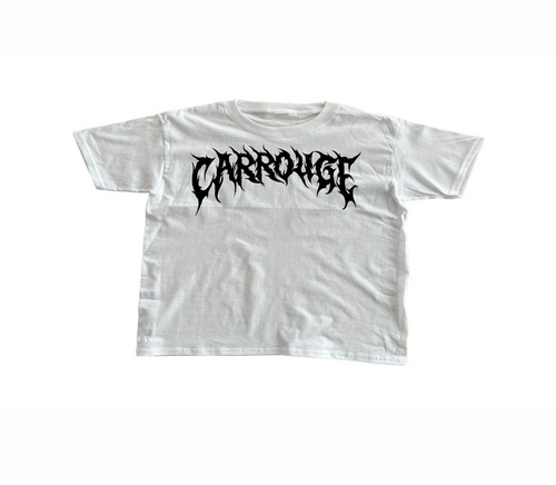 CAROUGE "GOTH" TEE (WHITE)