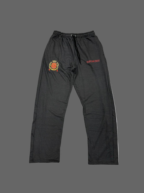 OVERDYED X CAROUGE SWEATPANTS (GREY + BLACK)