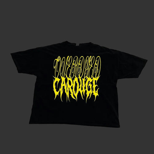 OVERDYED X CAROUGE YELLOW LOGO LONGSLEEVE