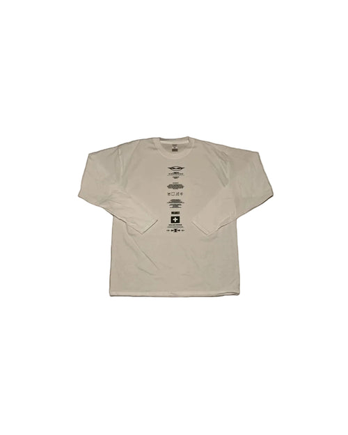 CAROUGE “TAG” WHITE LONGSLEEVE
