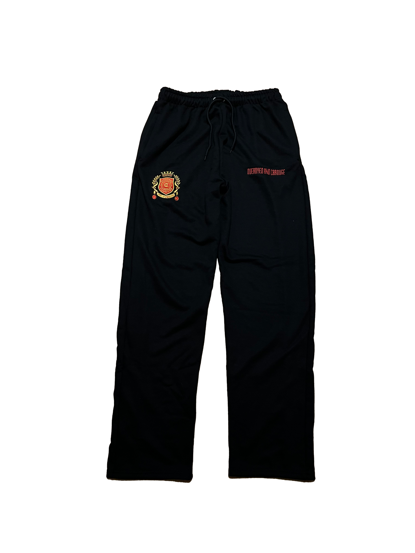 OVERDYED X CAROUGE SWEATPANTS (YELLOW + BLACK)