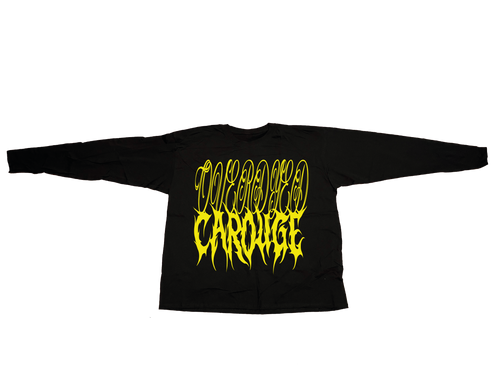 OVERDYED X CAROUGE YELLOW LOGO LONGSLEEVE